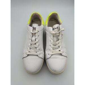 Ash platform White Leather Sneakers Cults Lace - US SIZE 6.5 / 2INCH HEEL